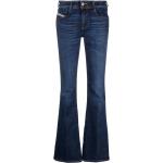 Jeans bootcut azules de algodón ancho W30 largo L34 con logo Diesel talla L para mujer 