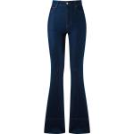 Jeans bootcut azul marino de poliester ancho W44 talla 3XL para mujer 