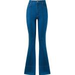 Jeans bootcut azules de algodón ancho W46 talla 3XL para mujer 