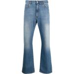 Jeans desgastados azules de poliester rebajados ancho W30 largo L32 con logo Valentino Garavani para hombre 