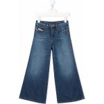 Jeans desgastados infantiles azules de algodón rebajados con logo Diesel Kid 8 años 
