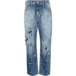 Jeans stretch azules de algodón rebajados desgastado Jacob Cohen para mujer 