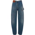 Jeans desgastados azules celeste de algodón tallas grandes ancho W28 largo L34 con logo J.W. Anderson para hombre 
