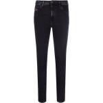 Jeans pitillos negros de poliester ancho W31 largo L34 con logo Diesel talla L para mujer 