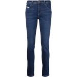 Jeans pitillos azules de poliester ancho W31 largo L34 con logo Diesel talla L para mujer 