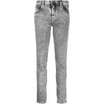 Jeans desgastados grises de poliester rebajados ancho W31 largo L32 con logo Diesel para mujer 