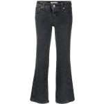 Jeans desgastados negros de algodón rebajados con logo LEVI´S talla XXS para mujer 