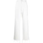 Jeans boyfriend blancos de algodón rebajados ancho W36 Natasha Zinko talla M para mujer 