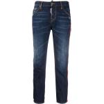 Jeans desgastados azules de poliester rebajados ancho W36 con logo Dsquared2 talla L para mujer 