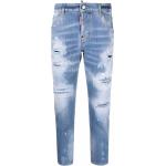 Vaqueros y jeans azules de poliester rebajados con logo Dsquared2 talla L para mujer 