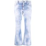 Jeans desgastados azules de poliester ancho W40 con logo Dsquared2 talla XL para mujer 