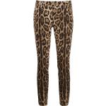 Pantalones estampados de algodón ancho W42 leopardo Dolce & Gabbana talla 3XL para mujer 