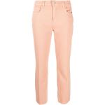 Pantalones rosas de poliester de tiro bajo rebajados ancho W27 largo L28 L'Agence para mujer 