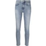 Jeans stretch azules de poliester rebajados ancho W25 con logo DONDUP para mujer 