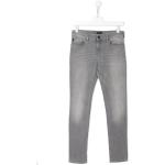 Jeans desgastados infantiles grises de algodón con logo Armani Emporio Armani 5 años 