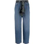 Jeans azules de algodón de corte recto rebajados ancho W30 largo L32 Tommy Hilfiger Sport para mujer 