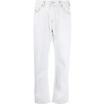 Jeans azules de algodón de corte recto rebajados ancho W31 largo L32 con logo Diesel para mujer 