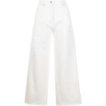Vaqueros y jeans blancos de algodón rebajados con crochet talla M para mujer 