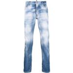 Jeans stretch azules de poliester rebajados con logo Dsquared2 para hombre 