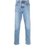 Jeans stretch azules de poliester rebajados ancho W31 largo L32 con logo Diesel para hombre 