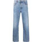 Jeans desgastados azules de algodón rebajados ancho W31 largo L32 con logo Diesel para hombre 