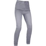 Jeans stretch grises de piel para mujer 