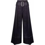 Jeans desgastados azules de algodón desgastado 10 Corso Como con cinturón talla M para mujer 