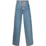 Jeans desgastados azules de algodón rebajados ancho W32 largo L32 con logo Diesel talla XXS para hombre 