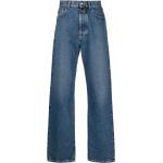 Jeans desgastados azules de algodón rebajados ancho W32 largo L32 con logo Diesel para hombre 