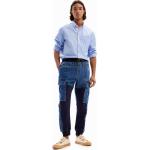Jeans stretch azules de algodón desgastado Desigual talla XXS para hombre 