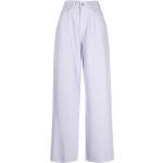 Pantalones ajustados morados de algodón rebajados YMC talla XS para mujer 