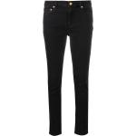 Jeans pitillos negros de poliester rebajados con logo Michael Kors by Michael para mujer 