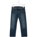 Jeans ajustables infantiles azules de algodón Armani Emporio Armani 4 años 