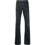 Jeans azules de algodón de corte recto ancho W32 largo L34 con logo Gucci para hombre 