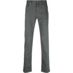 Jeans grises de algodón de corte recto informales con logo Ermenegildo Zegna talla XS para hombre 