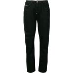 Jeans negros de poliester de corte recto rebajados Philipp Plein para mujer 
