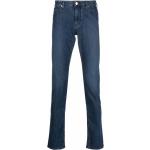 Jeans azules de algodón de corte recto ancho W30 largo L36 con logo Armani Emporio Armani para hombre 