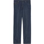 Jeans desgastados orgánicos azules de algodón ancho W30 largo L31 desgastado Gucci de materiales sostenibles para hombre 