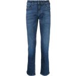 Jeans azules de poliester de corte recto rebajados ancho W31 largo L34 con logo HUGO BOSS BOSS de materiales sostenibles para hombre 