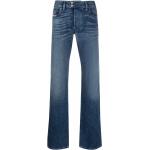 Jeans desgastados azules de algodón rebajados ancho W31 largo L34 con logo Diesel para hombre 