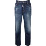 Jeans desgastados azules de poliester rebajados ancho W36 desgastado Dsquared2 talla L para mujer 