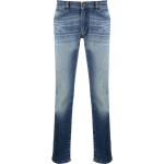 Jeans desgastados azules de algodón rebajados ancho W31 largo L33 desgastado Pantaloni Torino para hombre 