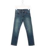 Jeans desgastados azules de algodón desgastado Ralph Lauren Lauren para mujer 