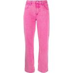 Jeans rosas de algodón de corte recto rebajados ancho W28 largo L29 Michael Kors by Michael para mujer 