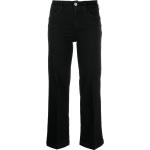 Jeans stretch negros de algodón rebajados ancho W27 largo L29 Liu Jo Junior para mujer 