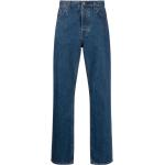 Jeans azules de algodón de corte recto rebajados ancho W36 largo L32 Nudie de materiales sostenibles para hombre 