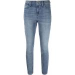 Jeans pitillos azules de poliester rebajados ancho W25 largo L32 con logo DKNY para mujer 