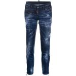 Jeans pitillos azules de poliester rebajados Dsquared2 talla S para mujer 