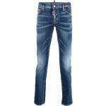 Jeans desgastados azules de poliester rebajados ancho W44 con logo Dsquared2 para hombre 