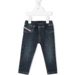 Jeans slim infantiles azules de algodón con logo Diesel Kid 9 meses 